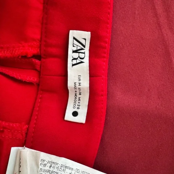 Zara Red Pants - Picture 5 of 5